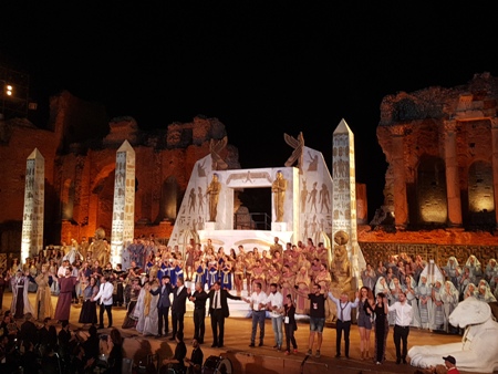 Trionfa l’Aida di Taormina Opera Stars 2017