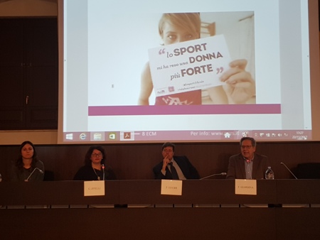 Gli studenti dell’Istituto Alberghiero “Karol Wojtyla” Catania al cortile Platamone partecipano al convegno “Donna e sport” organizzato dall’Ordine degli Psicologi della Regione Siciliana