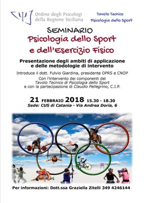 Seminario Sport Psocologia