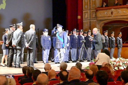 Festa della Polizia. Medaglie e encomi solenni