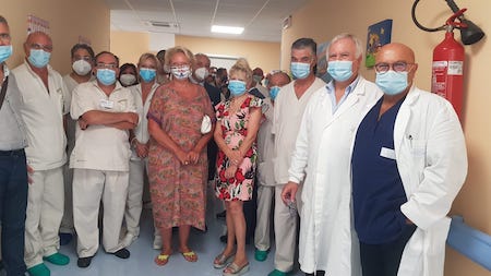 S. A. R. la principessa Beatrice di Borbone delle Due Sicilie in visita all’U. O. di Odontoiatria Speciale dell’ospedale “Santa Venera e Santa Marta” di Acireale