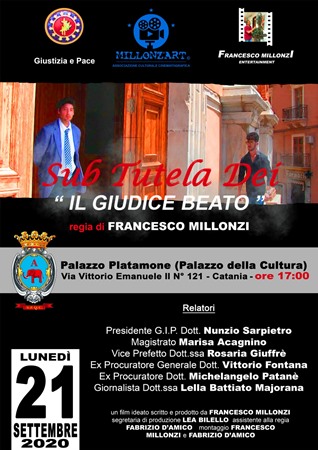 Conferenza in ricordo del Giudice Rosario Livatino – proiezione del film “Sub tutela Dei. Il giudice beato”