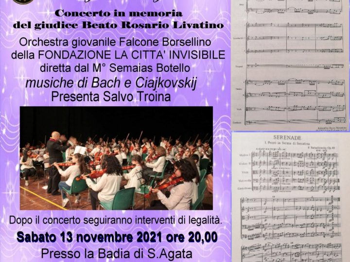 CONCERTO IN MEMORIA DEL GIUDICE BEATO ROSARIO LIVATIVO