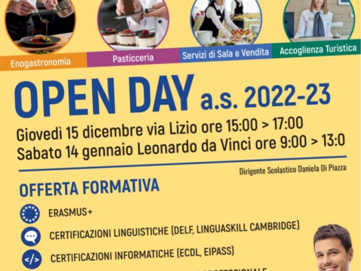 Open Day all’Istituto Alberghiero “Karol Wojtyla” di Catania: Eduscopio 2022 indica le scuole migliori da scegliere a Catania e per gli Istituti professionali e servizi, il “Karol Wojtyla” risulta il migliore