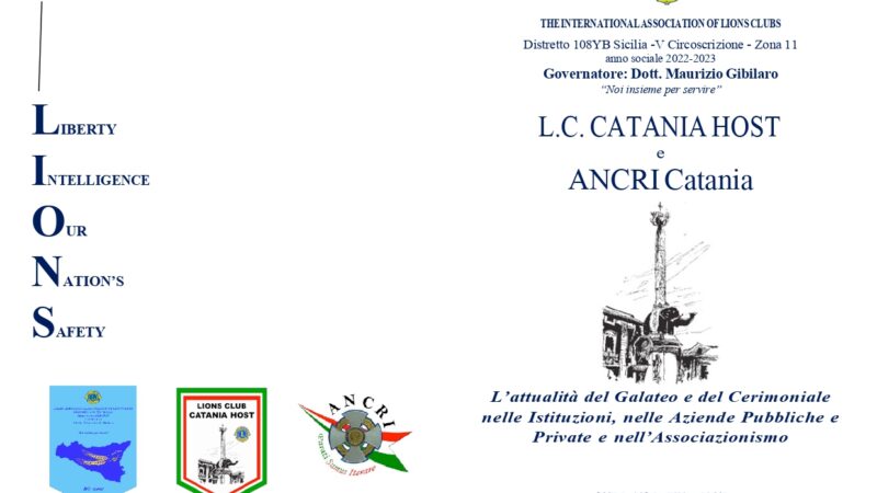 L’attualità del Galateo e del Cerimoniale nelle Istituzioni, nelle Aziende Pubbliche e Private e nell’Associazionismo