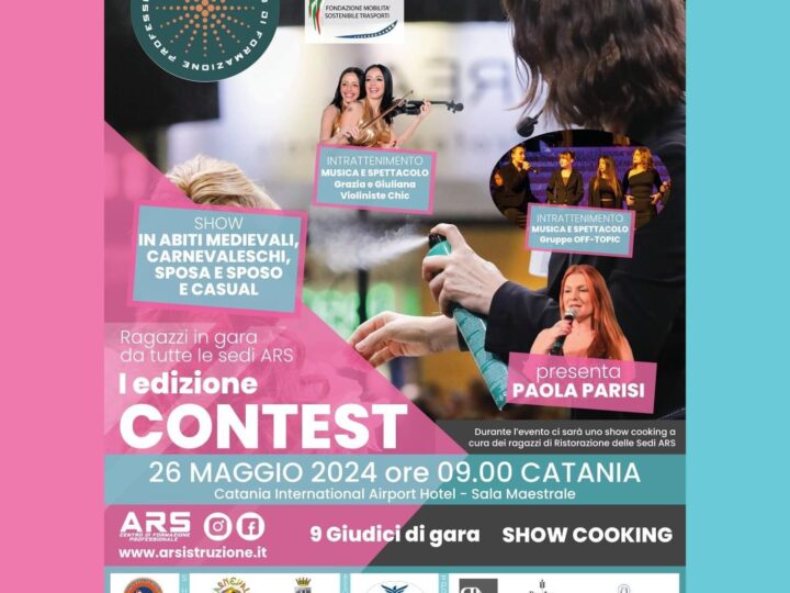 -2 𝑮𝑰𝑶𝑹𝑵𝑰 al Contest che vedrà in gara oltre 𝟮𝟬𝟬 𝒓𝒂𝒈𝒂𝒛𝒛𝒊 𝒅𝒊𝒗𝒊𝒔𝒊 𝒑𝒆𝒓 𝒄𝒂𝒕𝒆𝒈𝒐𝒓𝒊𝒆 da tutte le sedi 𝐀𝐑𝐒.