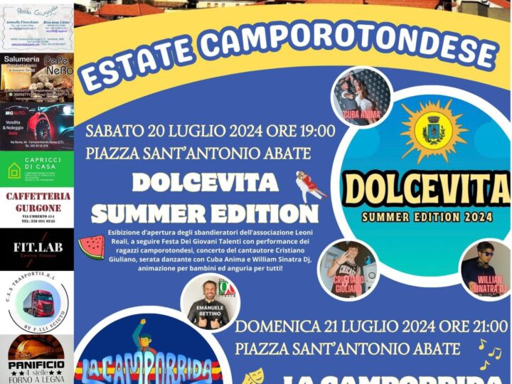 Estate Camporotondese – Evento Luglio 2024