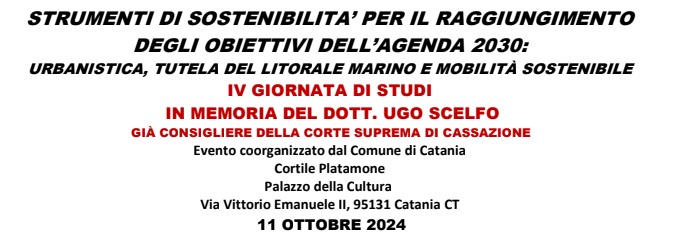 Giornata di studi Comune di Catania 2024.