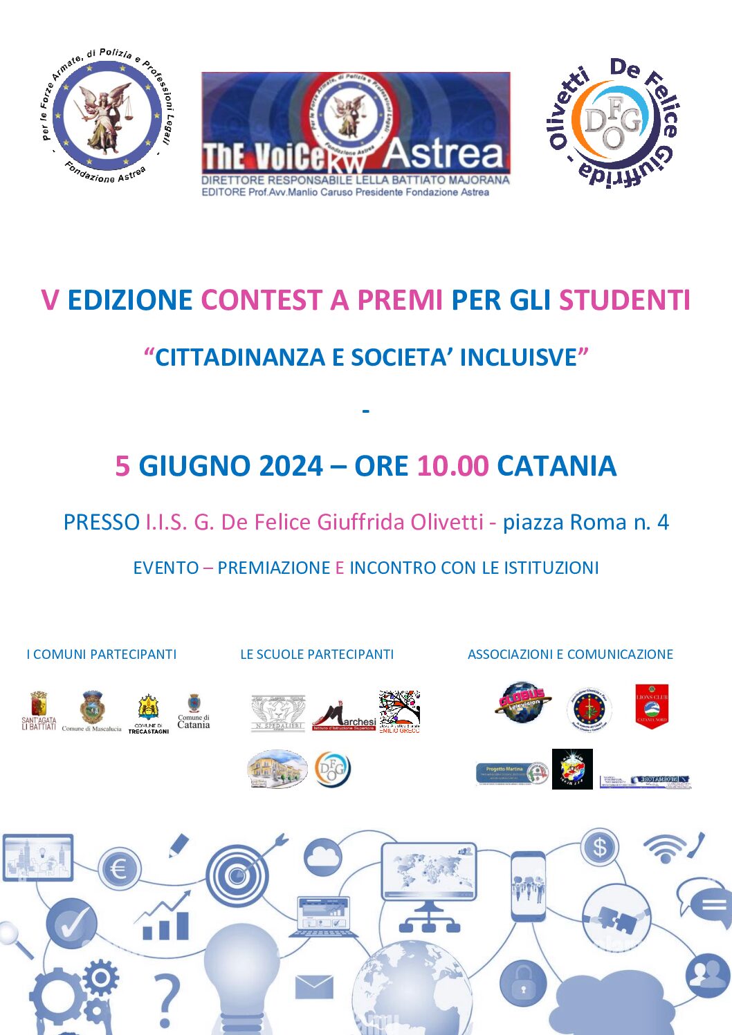 V Edizione Contest a Premi per gli Studenti – The VoiceKw Astrea “Cittadinanza e Società inclusive”