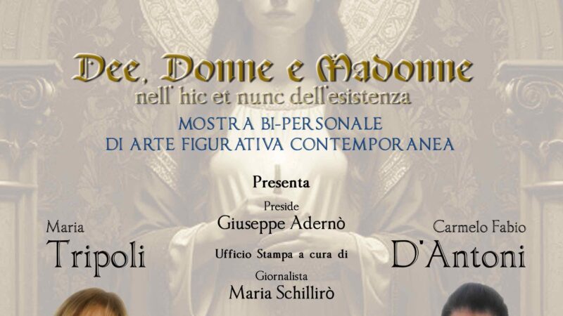 Inaugurazione della mostra Dee donne e madonne nell hic et nunc dell’esistenza.