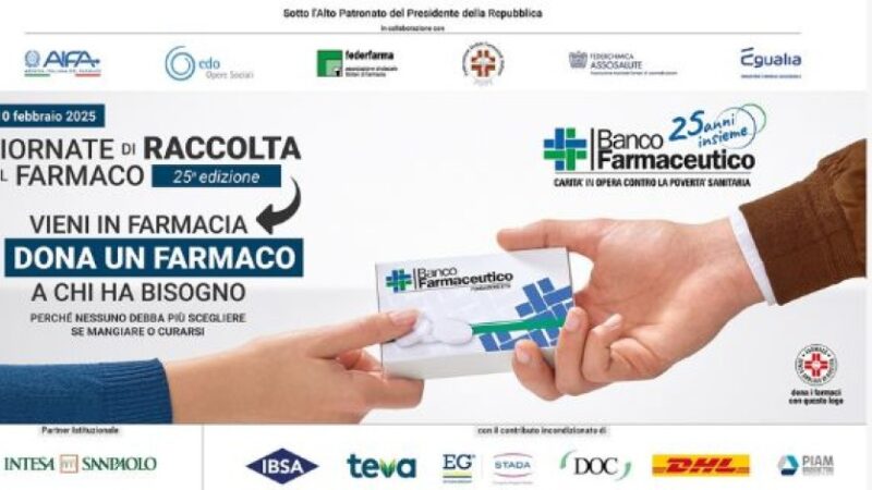 Giornate di Raccolta del Farmaco 2025: una settimana di solidarietà per chi ha bisogno | Farmacista33